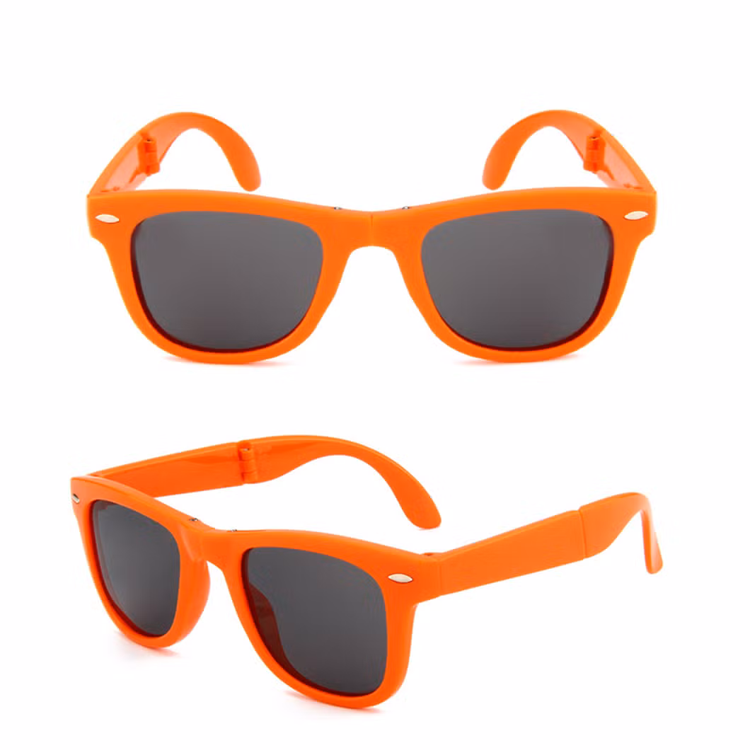 New Folding Frame Sunglasses Female Classic Eyewear Man Polarized Lens Foldable Sunglasses High Quality