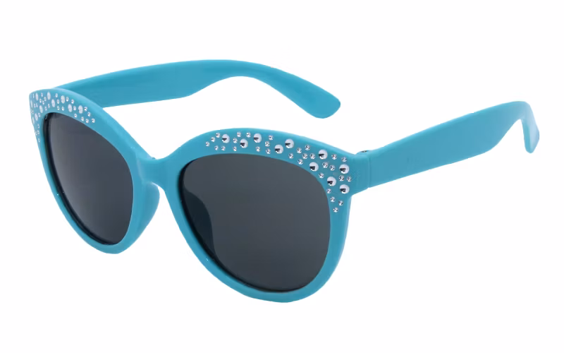 New Wholesale Pink Cute Kids Round Frame Sunglasses Cartoon Folding Sunglasses