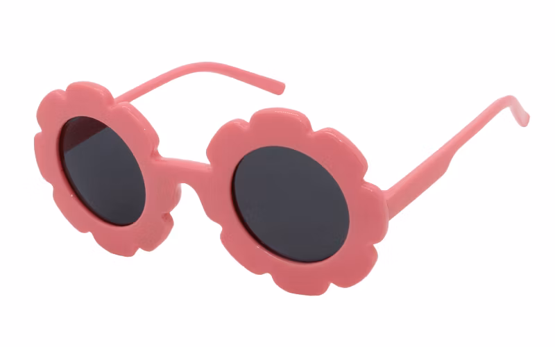 Lovely Sunflower Shape Frame Kids Party Baech Style Sunglasses with UV400