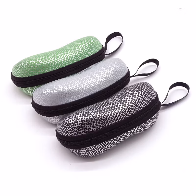 Inno-E019 Peanut Shaped EVA Box, Crush-Resistant EVA Case for Sunglasses, Customizable Color and Logo