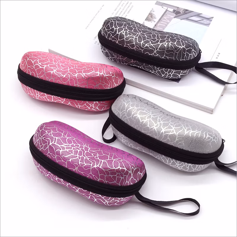 Inno-E019 Peanut Shaped EVA Box, Crush-Resistant EVA Case for Sunglasses, Customizable Color and Logo