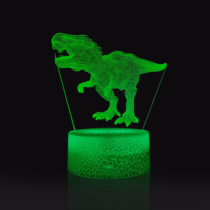 Creative Football Club Illusion Lamp for Kid Guide 3D LED Nightlight Luminous Acrylic Discoloration Atmospheren Novelty Lighting