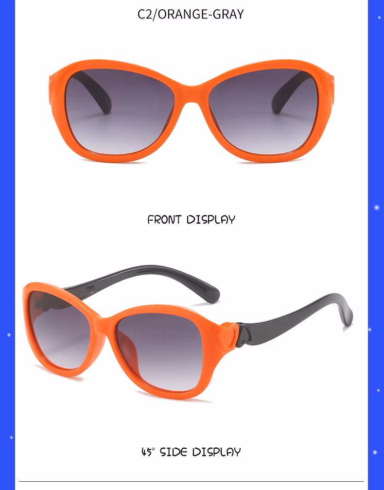 Low MOQ Promotion Boy Girl Classic Fashion Kids PC Plastic Child Sunglasses