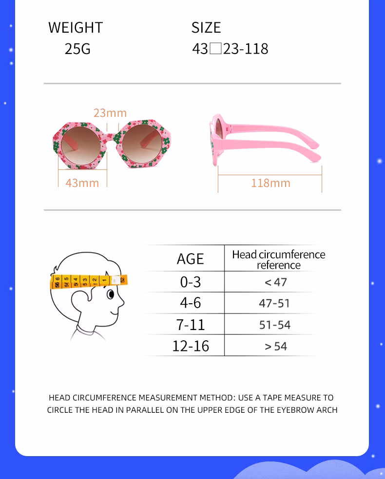 Fashion Hexagon Shape PC Sunglasses Teenagure Plastic New Color Sunglasses