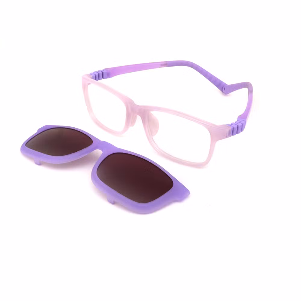 Kids Glasses Clip on Frames Kids Retro Sun Glasses Square Sunglasses for Kids
