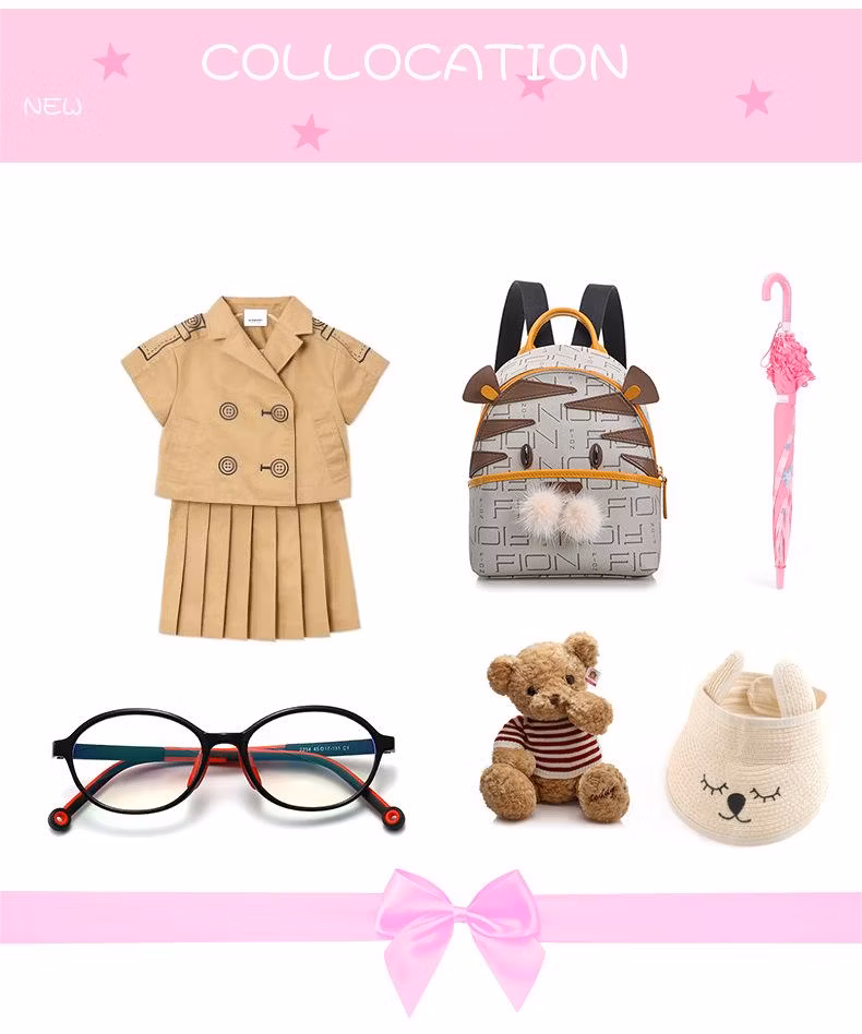Cute Kids Glasses Wholesale Tr90 Optical Colorful Fashionable Eyewear Frame for Children
