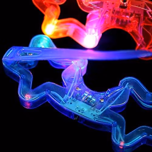 Neon Colorful Luminous Star Shape LED Glasses Party for Kids Birthday Halloween Christmas Parties