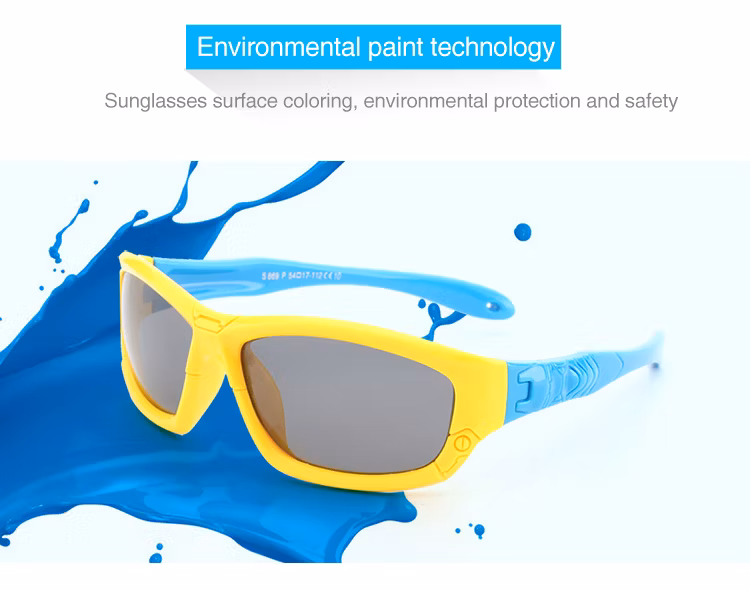 Custom Mirror 100% Polarized Lenses Kid Sport Sunglasses for Cycling