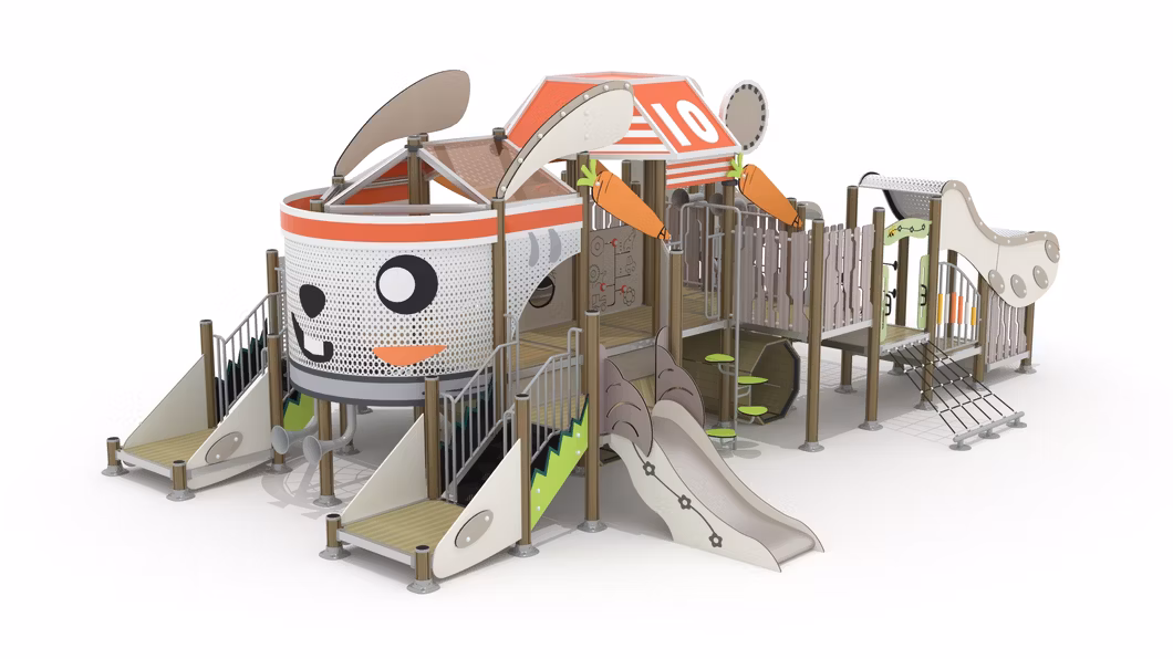 2024 Round Aluminum Alloy Column Children′s Amusement Playground