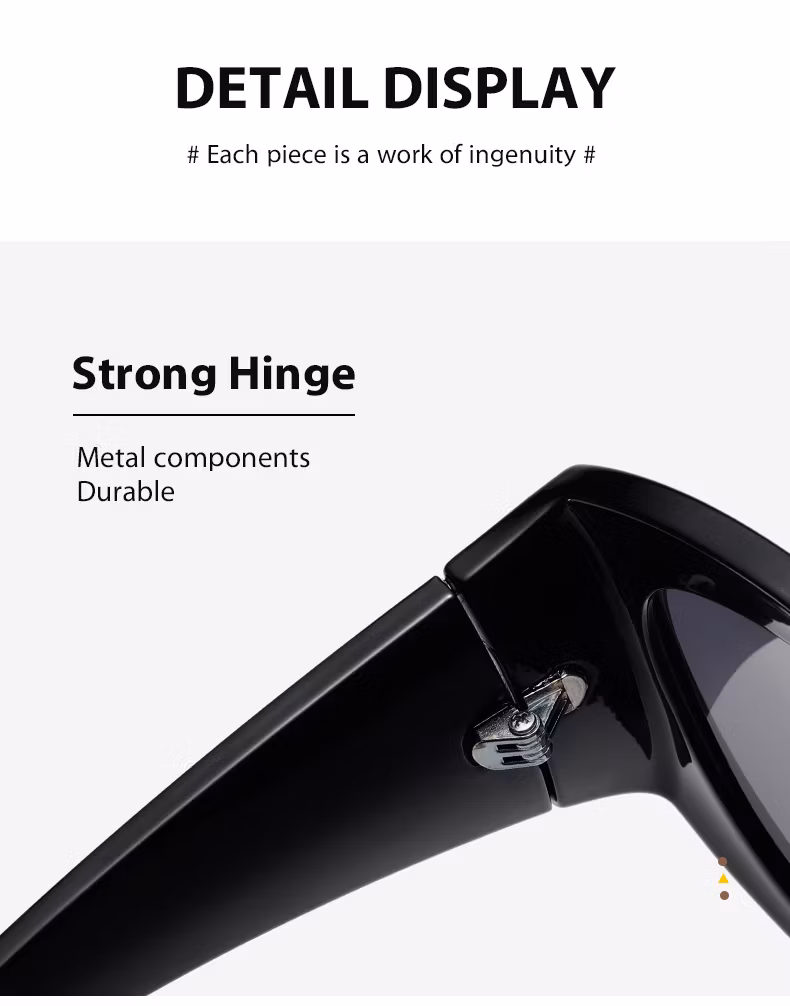 Cat Eye Round Frame Fashion Amazon UV Protection Sunglasses for Men and Women