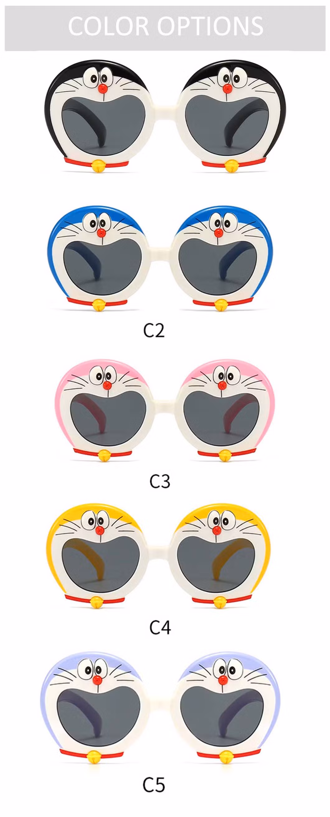 Gd Baby Sunglasses 100% UV Proof Flexible Silicone Sunglasses for Kids