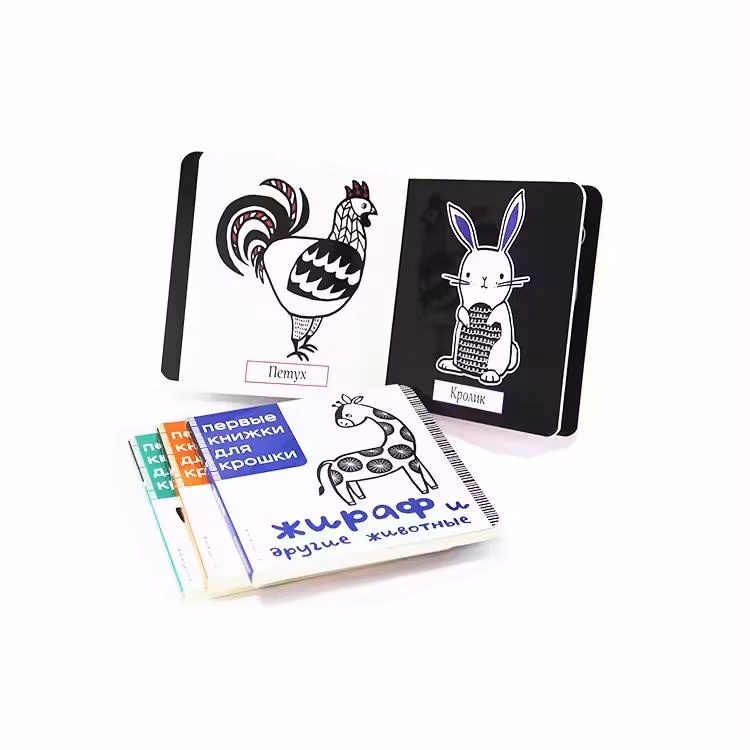 2024 High Quality Custom Art Design English Learning ABC Full Color Printing Children Baby Board