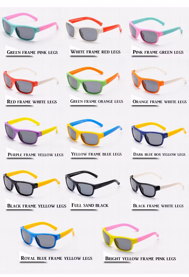China Wenzhou Children Printable Polarized Silicone Kids Sunglasses