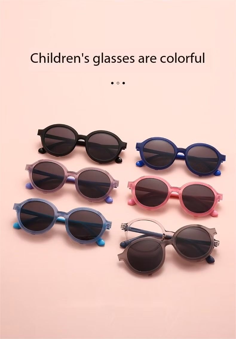 Frames Color Changeable Optical Frame for Kids with Fashionable Clip on Baby Sunglasses
