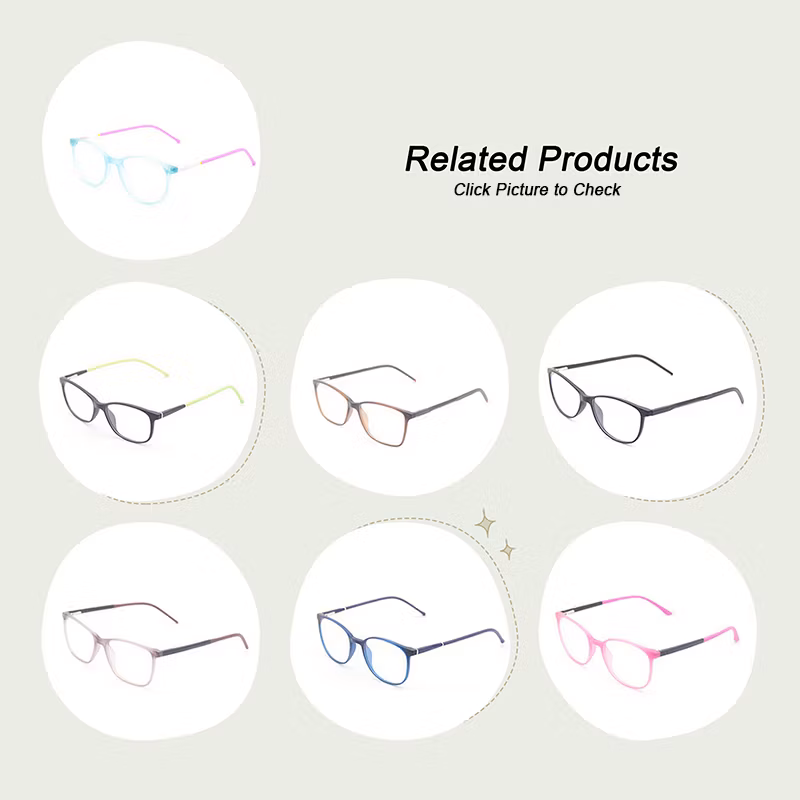 Montures Monturas De Lunettes Gros Accessory Gafas Proteccion Blue Light Tr90 Kids Seguridad Round Optical Monture De Lunettes Eye Eyeglasses Frames Glasses