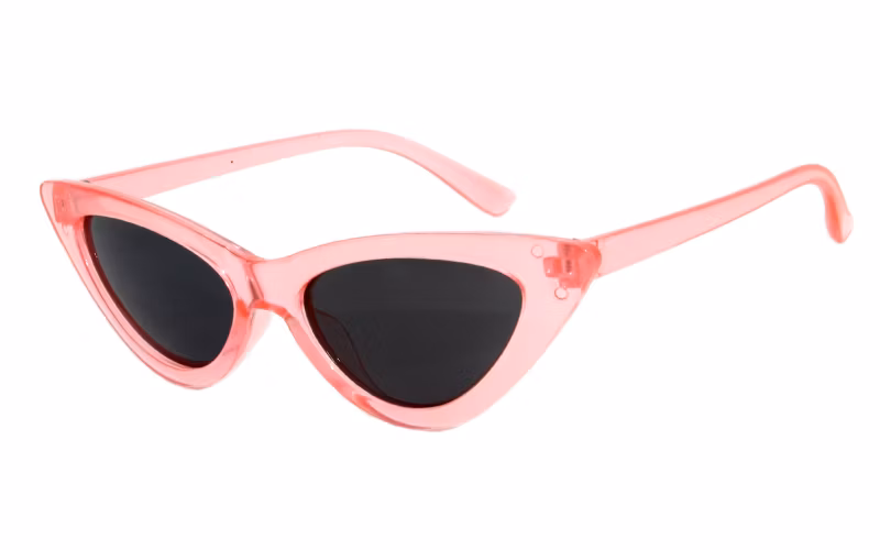 Hot Selling Lovely Unique Cat Eye Frame Candy Color Frame Kid Sunglasses
