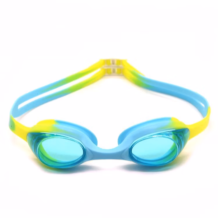 Anti-Fog One-Piece Kids Swim Goggles Swimming Glasses for Junior