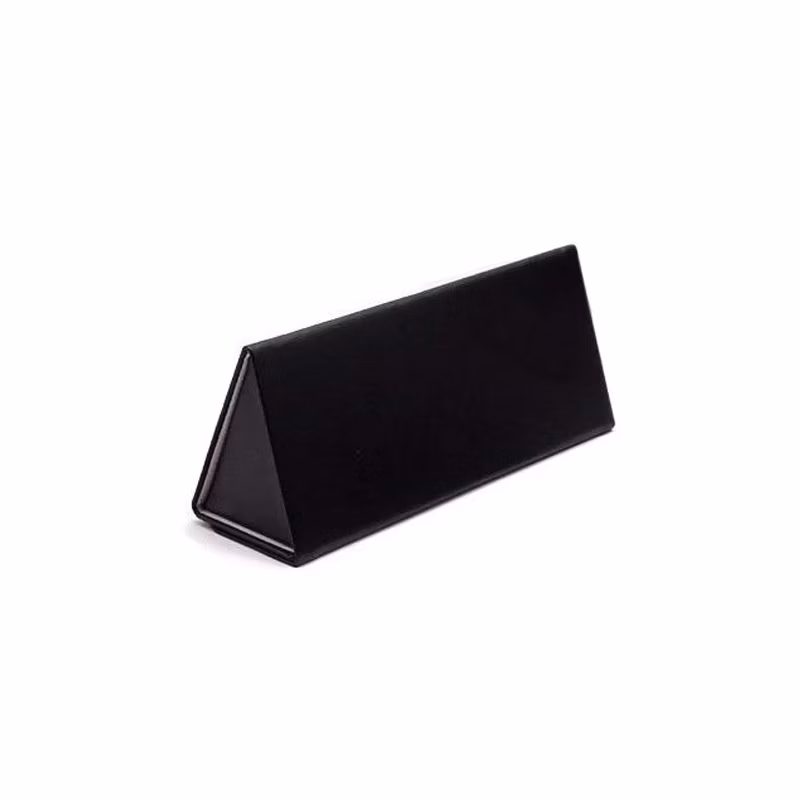 Inno-Z010 Triangular Shaped Folding Glasses Box; Foldable Eyeglasses Cases with Magnet Closure for Optical Glasses and Sunglasses Eco-Friendly