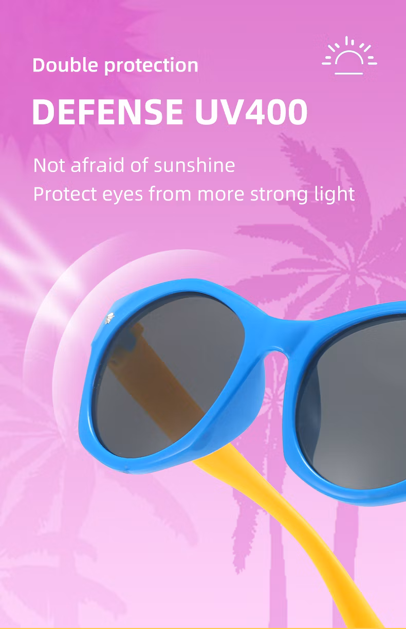 Oculos De Sol Children Sunglasses 2023 Kids Size Sun Glasses Boys Sunglasses Wholesale Fashion with Candy Color PC UV400