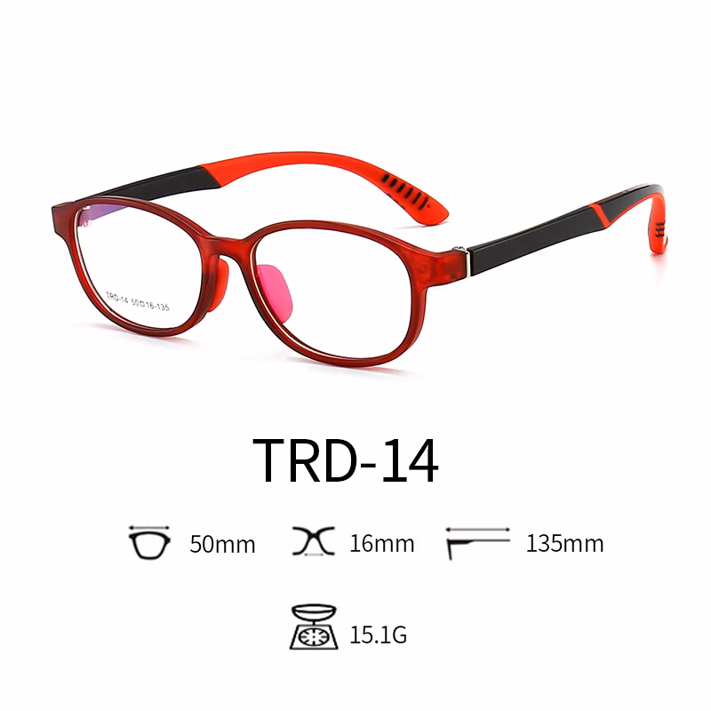 2020 Promotion Anti Blue Light Glasses Tpee Rubber Flexible Kids Optical Frame