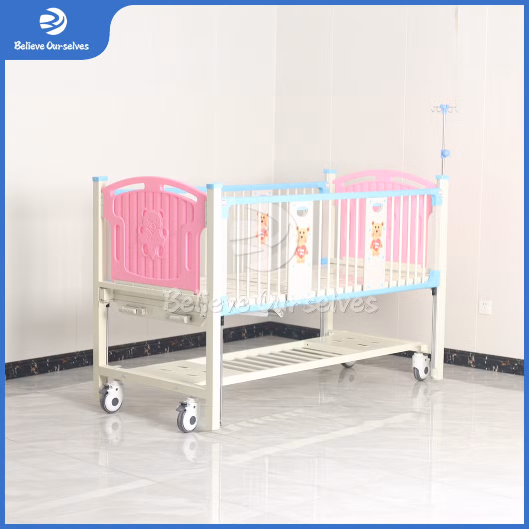 Huaren Kid Child Pediatric Bed Distributor China Medical Furniture Hospital Nursing Care Child Patient Bed