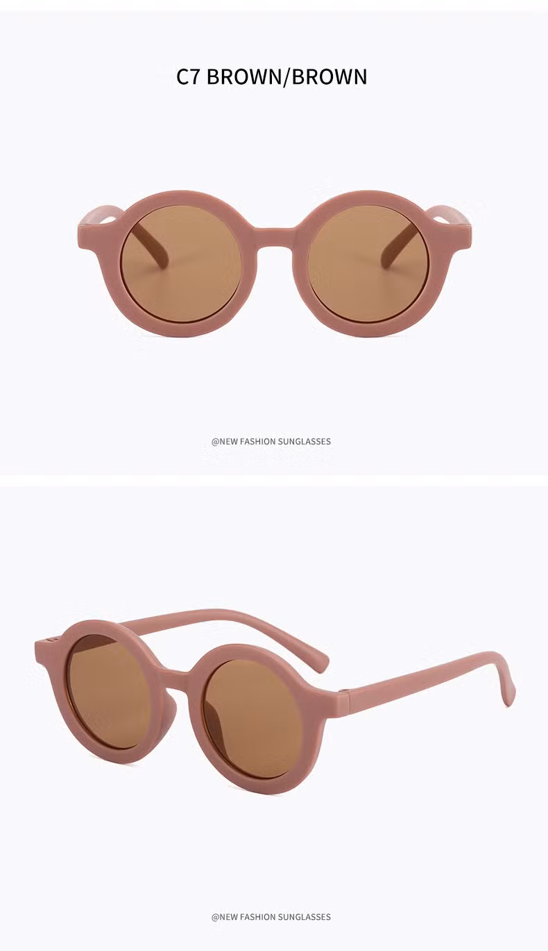 2023 Fashion 90s Retro Round Unisex Vintage Child Sunglasses