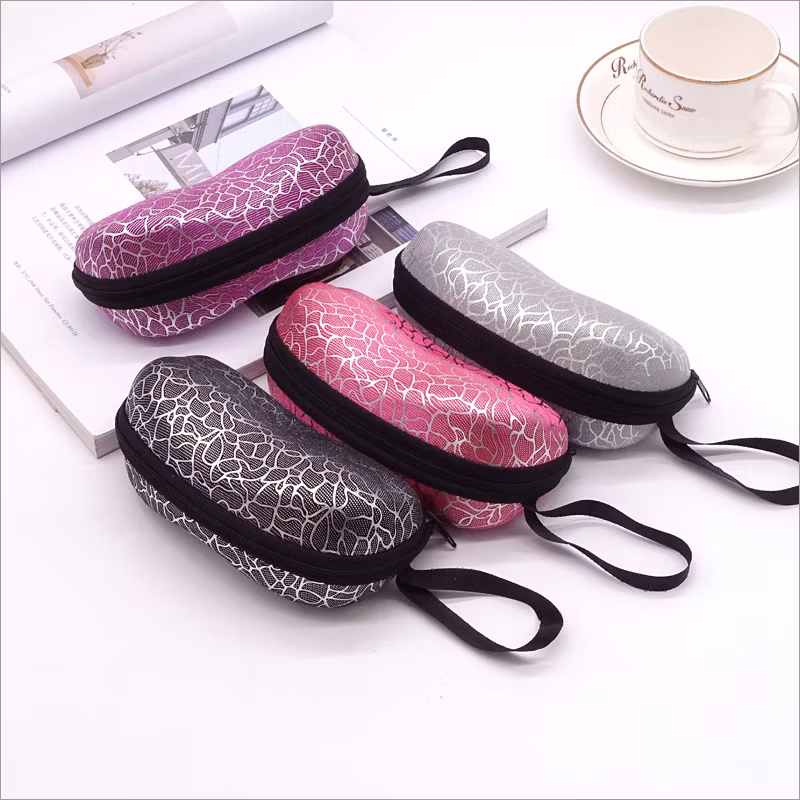 Inno-E019 Peanut Shaped EVA Box, Crush-Resistant EVA Case for Sunglasses, Customizable Color and Logo