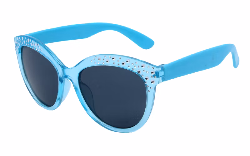 New Wholesale Pink Cute Kids Round Frame Sunglasses Cartoon Folding Sunglasses