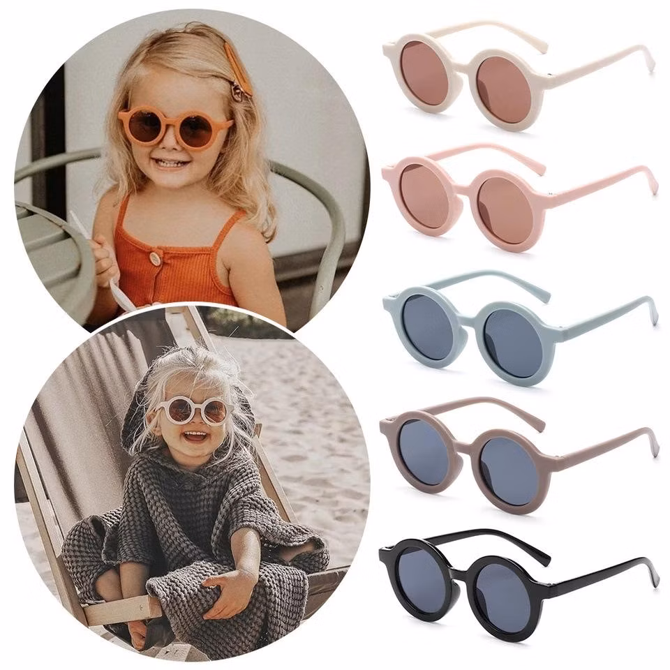 TPE Rubber Silicone Soft Material Polarized Eco-Friendly Recycled Kids Sunglasses