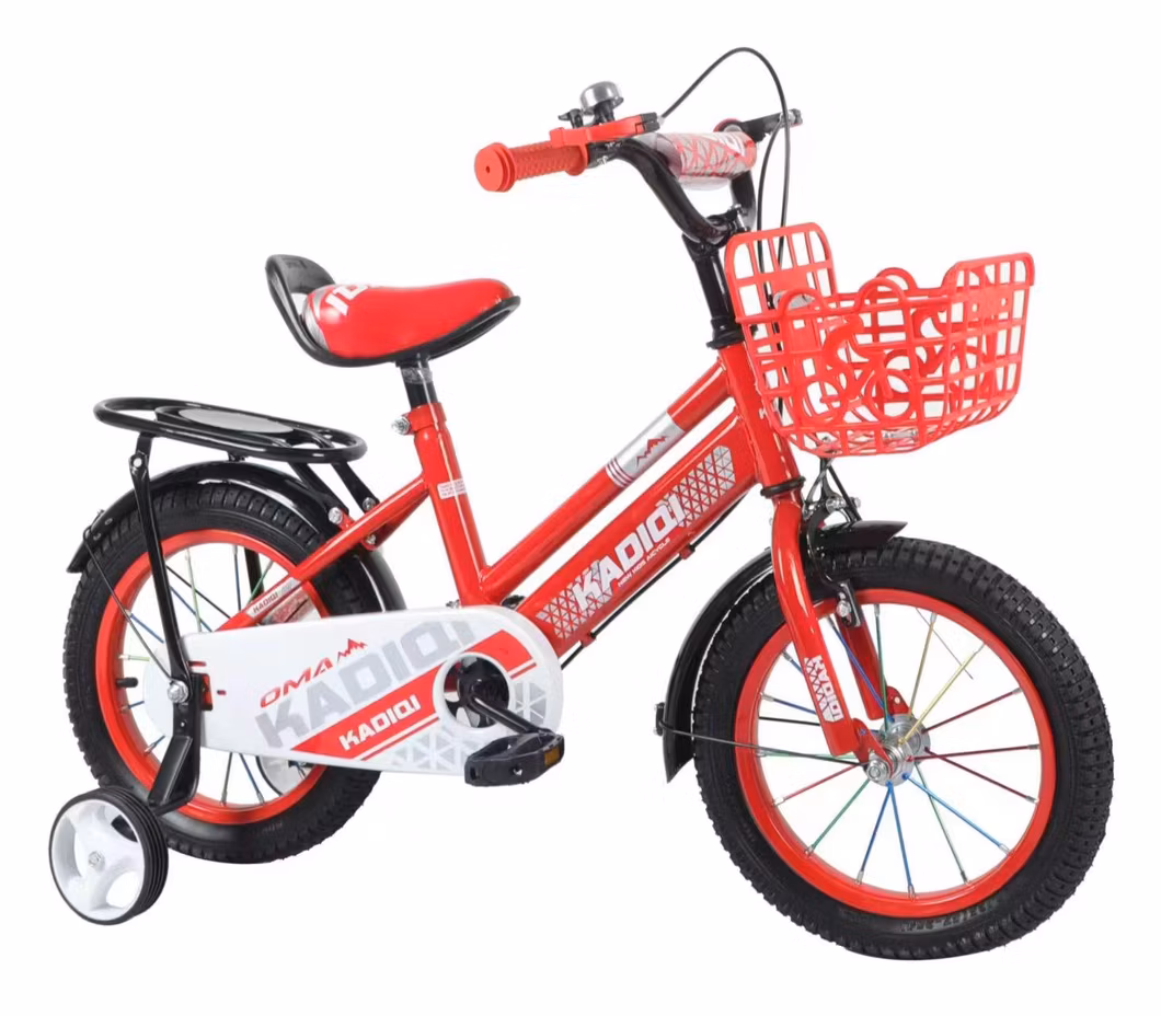 2024 New 12" 14" 16" 18" Inch Hot Sale Steel Children Bicycle Kids Bike Chinese Factory Have Training Wheel Child Cycle Single Speed Mini Bike