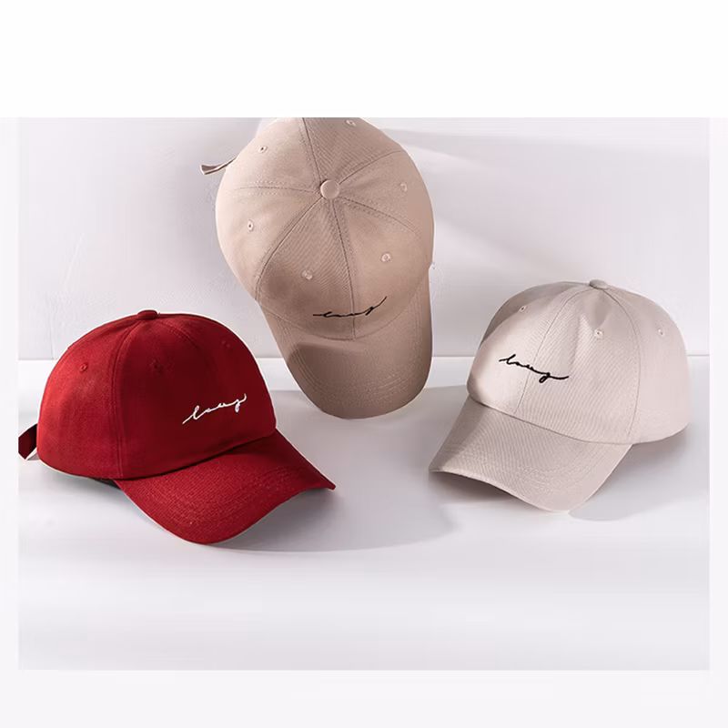 Fashion Outdoor Women Men Carved Brim Adult Unstructured 6 Panel Cotton Baseball Hat