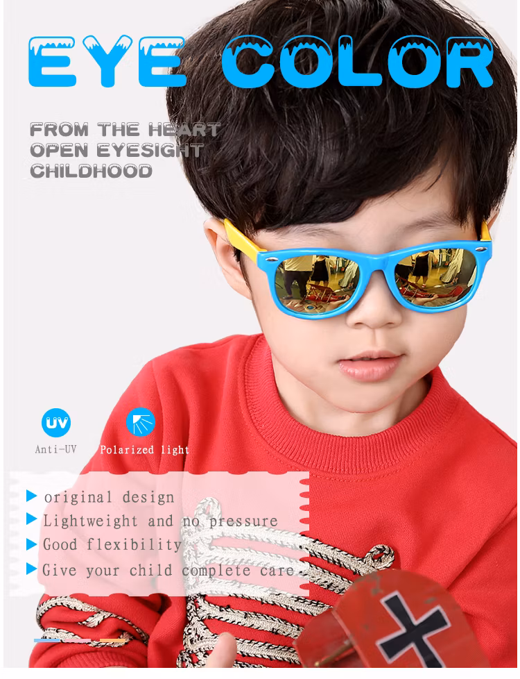 2020 Toddlers Children Girls Cute Silicone Kids Polarized Sunglasses