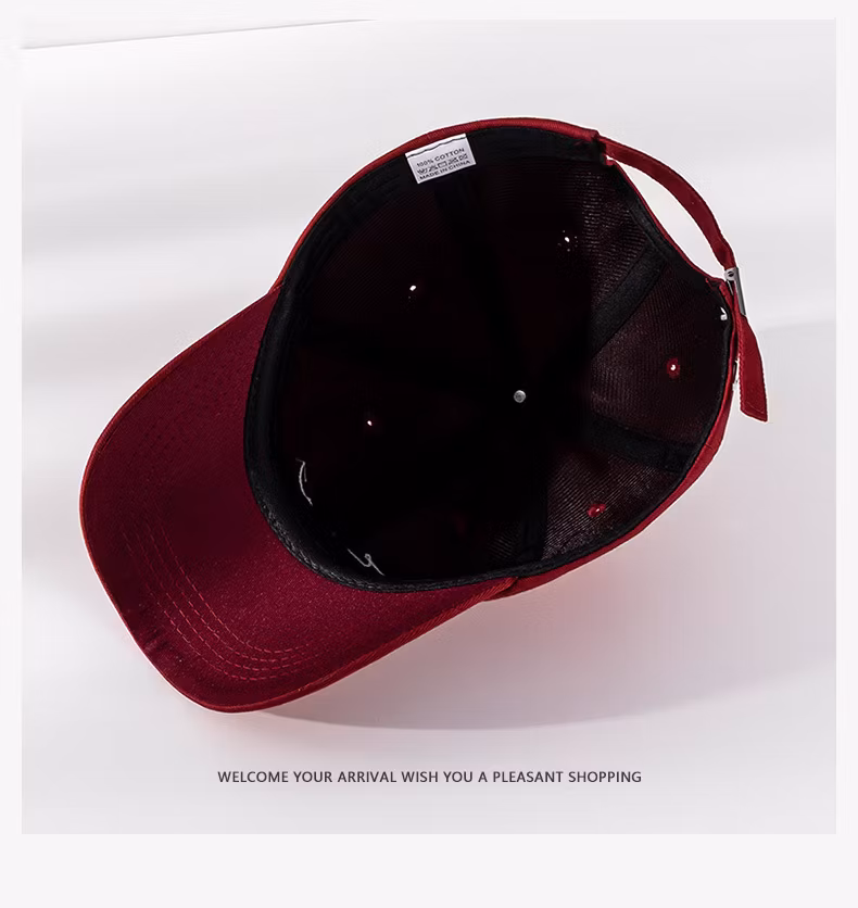 Fashion Outdoor Women Men Carved Brim Adult Unstructured 6 Panel Cotton Baseball Hat