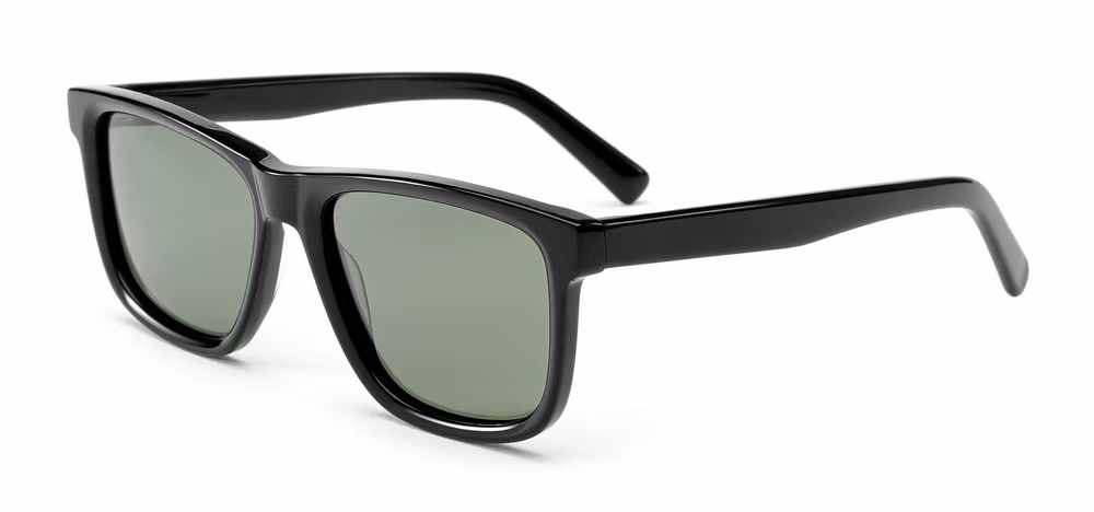 2024 OEM New Arrival High Quality Hot Sale Rectangle Acetate Frame PC Lens UV400 Fashion Sunglasses