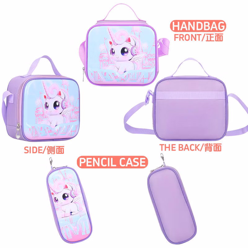 2024 Fashion Boys Girls Children Pupil Trolley School Bag with Wheels (ready to ship)