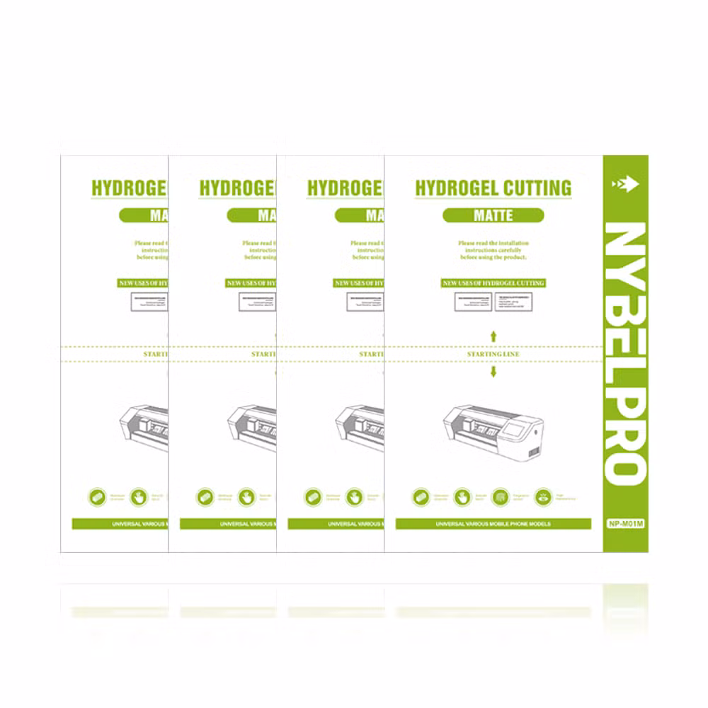 Nybelpro New Design Cheap Frosted Anti-Scratch Hydrogel Cutting Film TPU Mica Lamina De Hydrogel Mobile Phone Cellphone Screen Protector