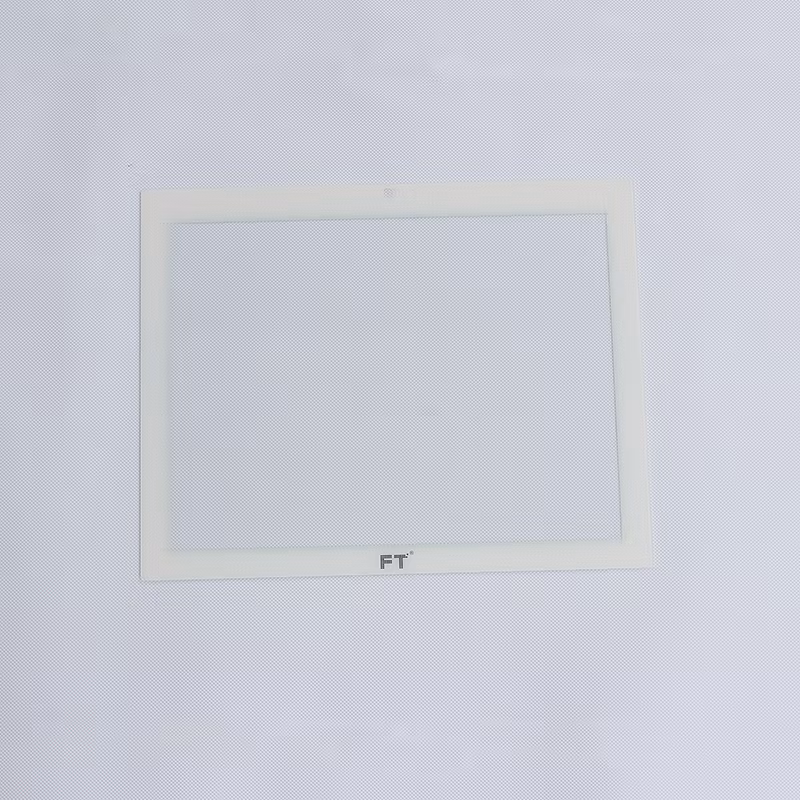 OEM Painted Tempered Protective Ar AG Af Cover Glass for Industrial Touch Screen Control Panel