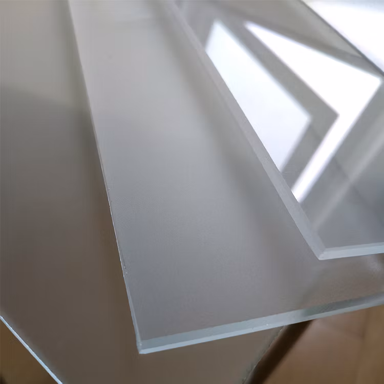 Free Sample 1830*2440mm/1830*1220mm/2140X3300mm Clear Window Tempered Frosted Glass for Sliding Door