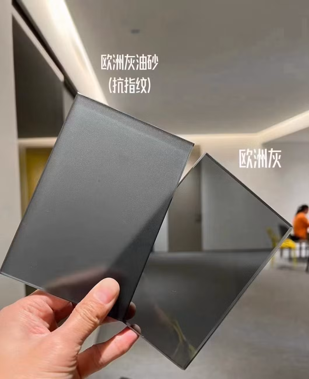 Free Sample 1830*2440mm/1830*1220mm/2140X3300mm Clear Window Tempered Frosted Glass for Sliding Door