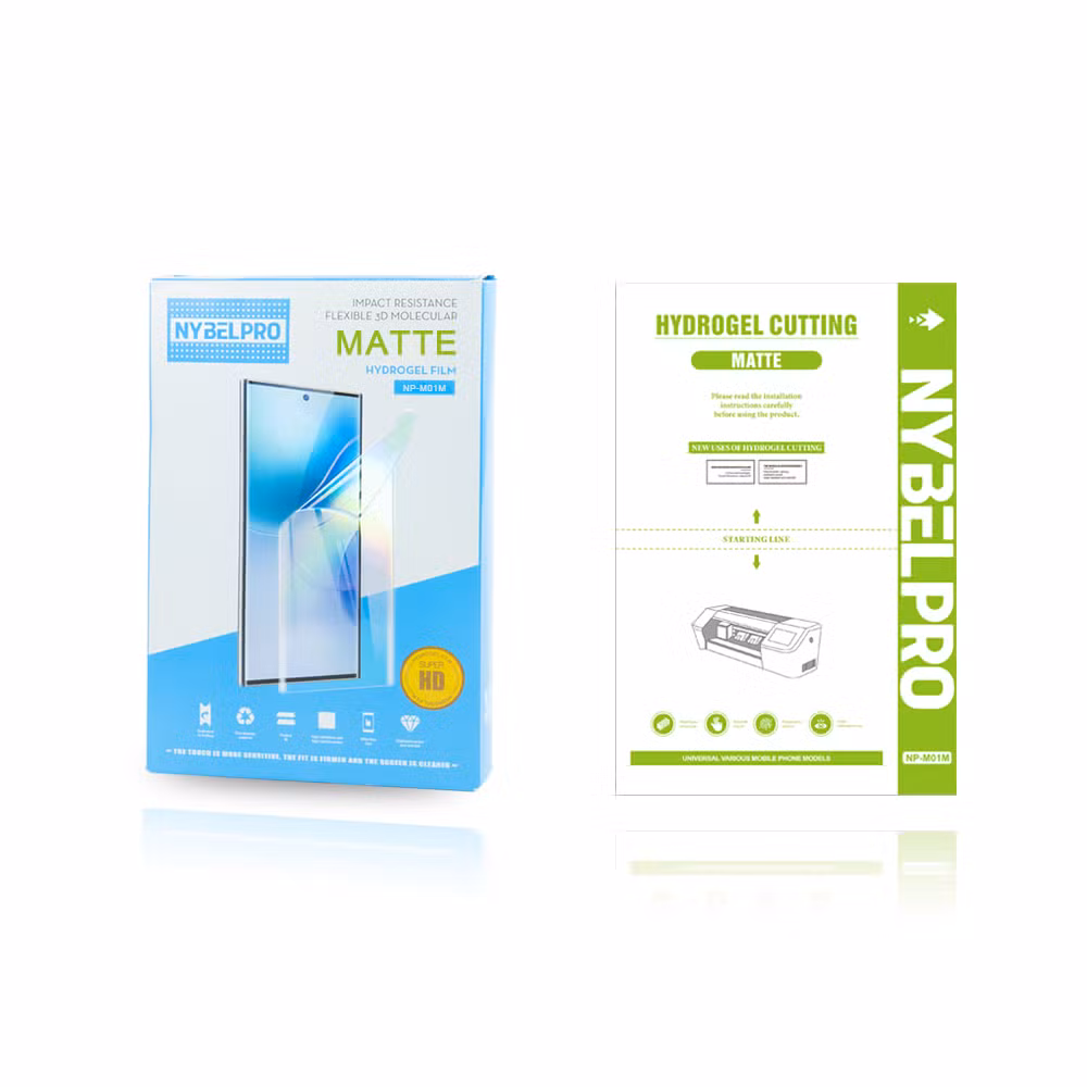 Nybelpro New Design Cheap Frosted Anti-Scratch Hydrogel Cutting Film TPU Mica Lamina De Hydrogel Mobile Phone Cellphone Screen Protector
