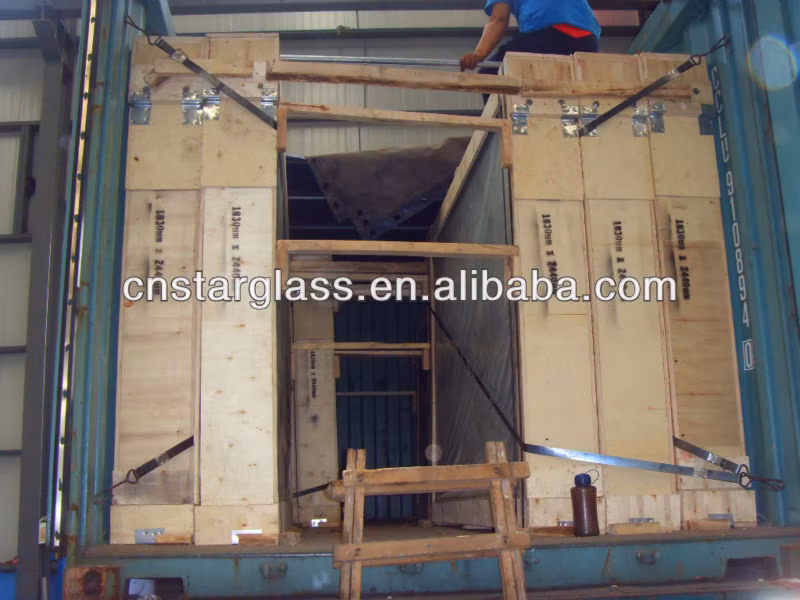 2-10mm Clear/Euro/Golden Bronze/Dark Grey/Ford Blue Reflective Glass with Good Insulation Performance