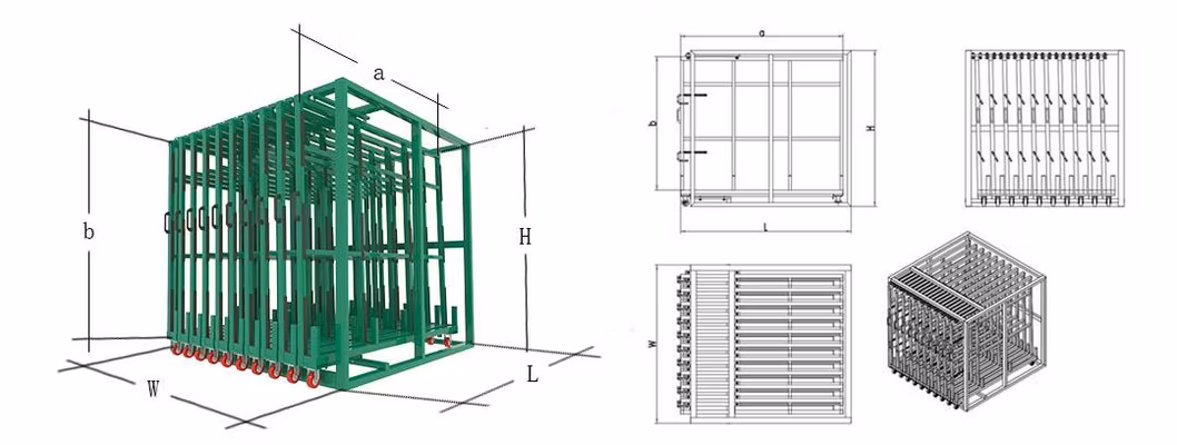 J Adjustable Drawer Type Glass Storage Solution