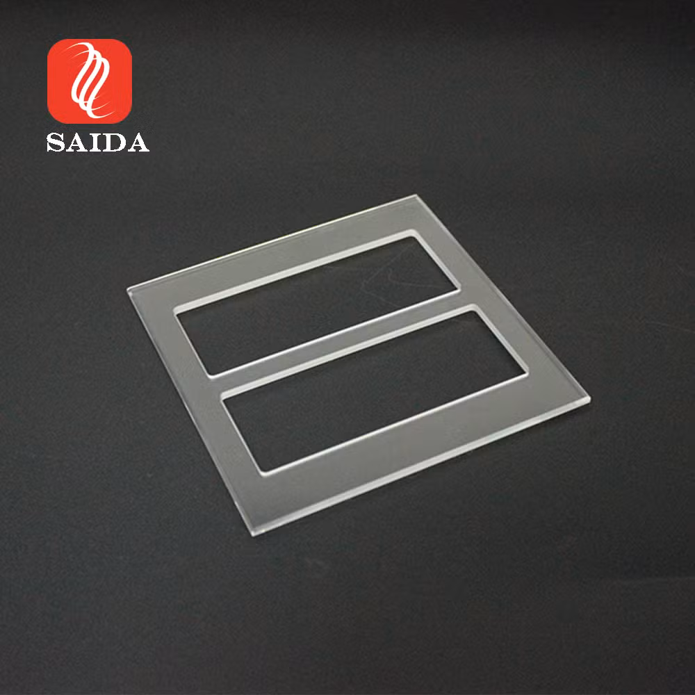 Saida Clear Tempered Light Touch Wall Switch Glass Panel for Home Appliance