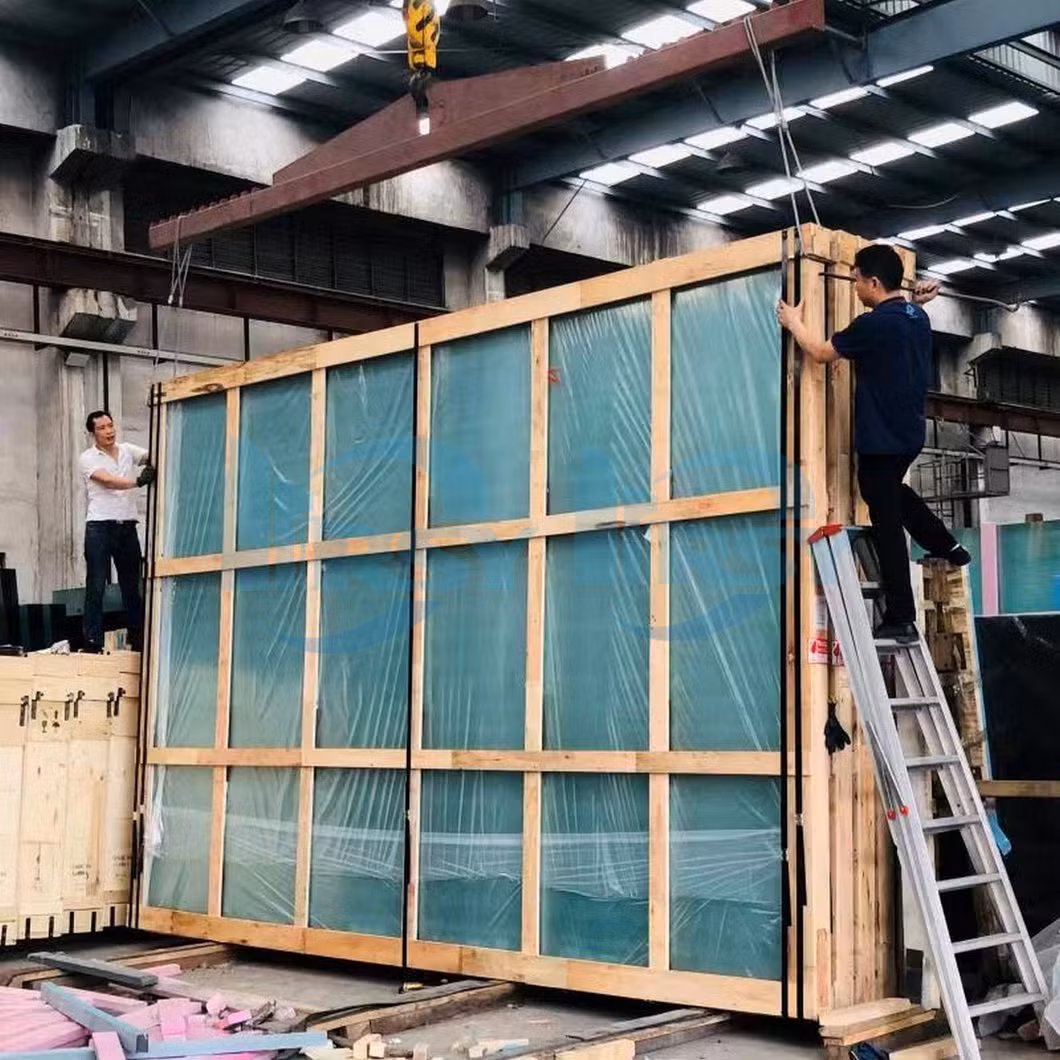 Custom Metal Mesh Laminated Glass Panels for Decoration Glass