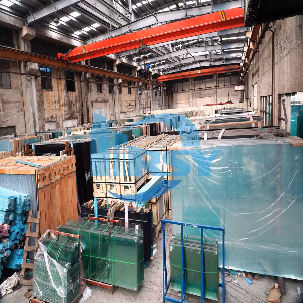 Custom Metal Mesh Laminated Glass Panels for Decoration Glass