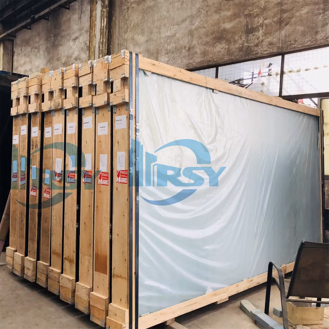 Custom Metal Mesh Laminated Glass Panels for Decoration Glass