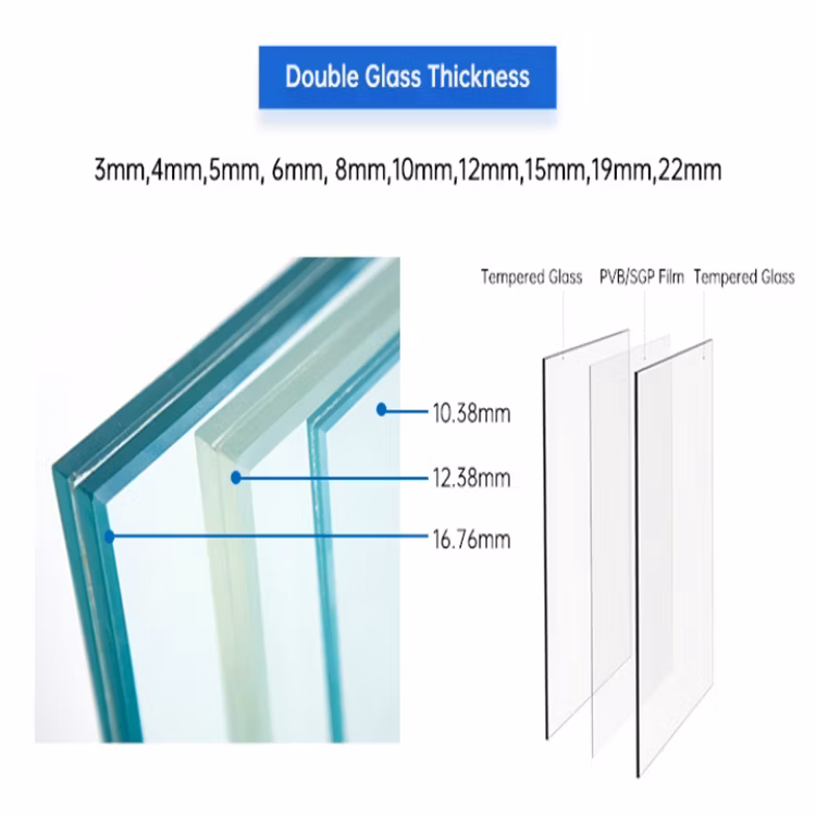 Custom Metal Mesh Laminated Glass Panels for Decoration Glass