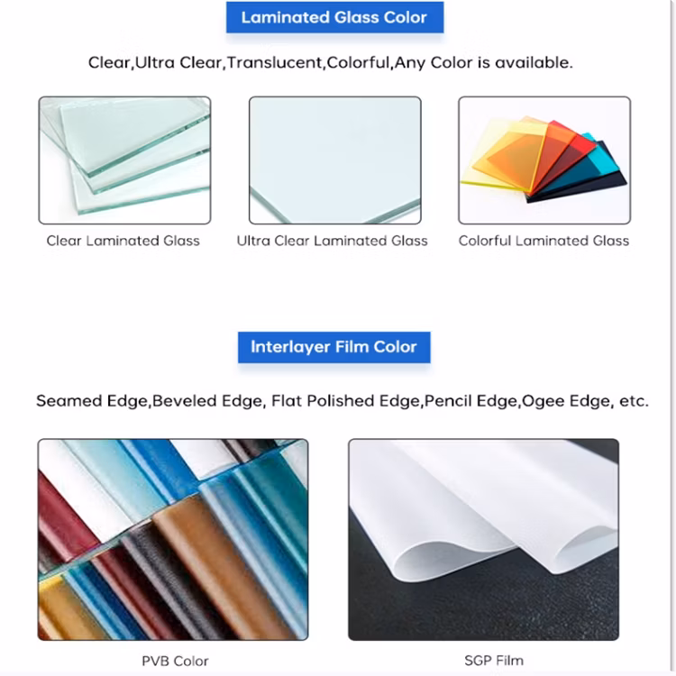 Custom Metal Mesh Laminated Glass Panels for Decoration Glass