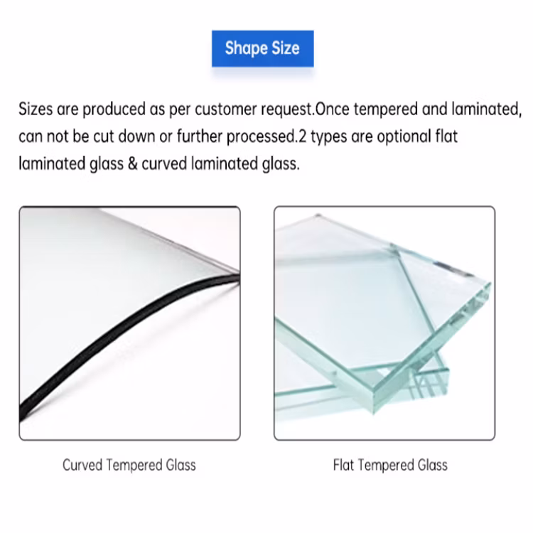 Custom Metal Mesh Laminated Glass Panels for Decoration Glass