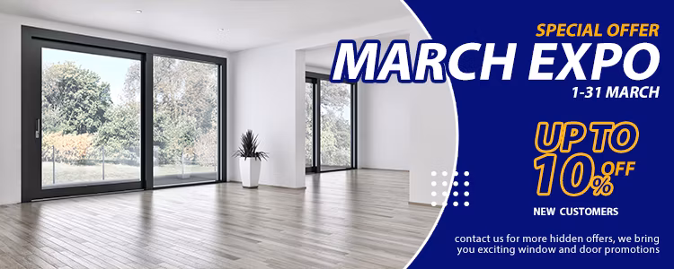 High-Performance Glass Aluminum Casement Window with Bulletproof Security Options